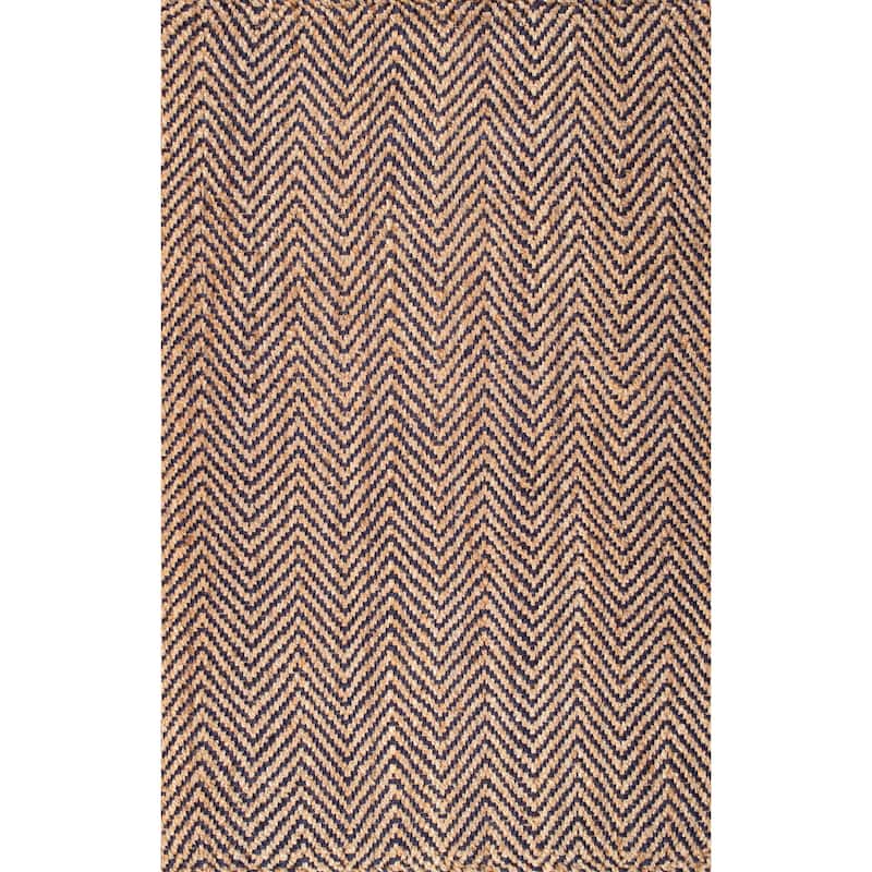Nuloom Vania Chevron Jute Area Rug