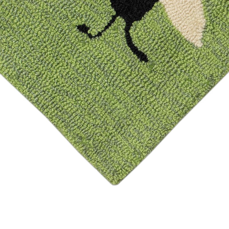 Liora Manne Frontporch Buzzy Bees Indoor/Outdoor Rug