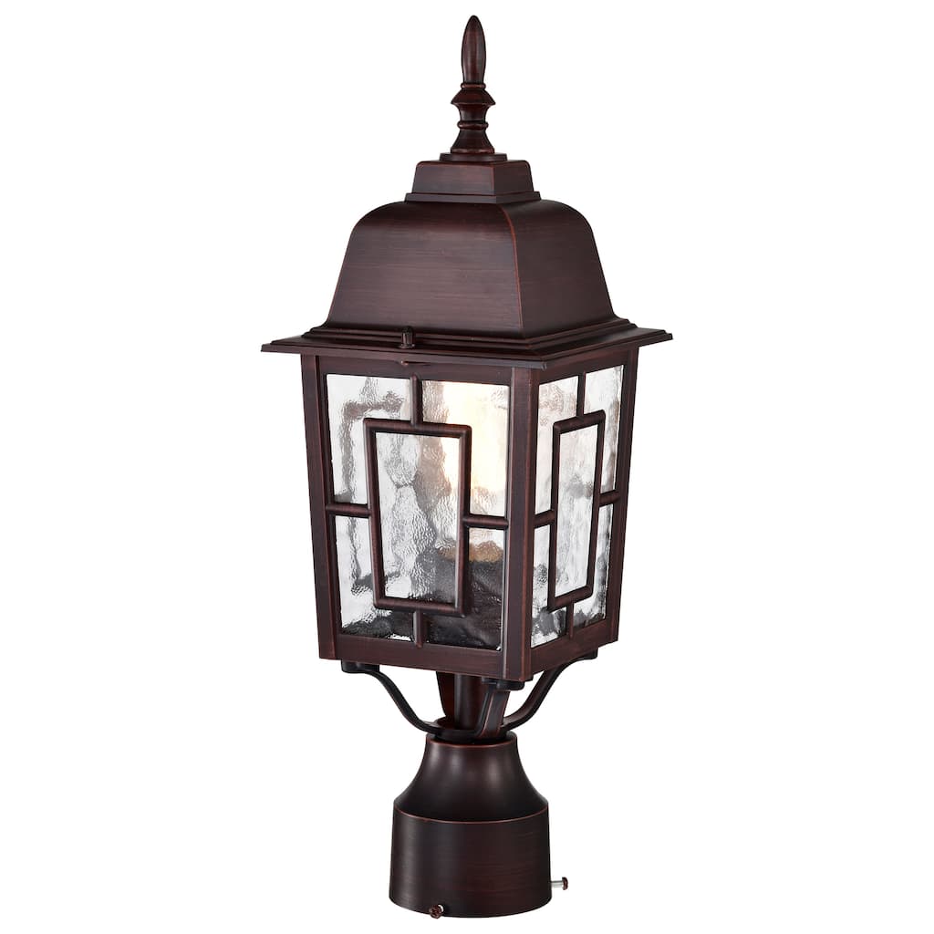 Nuvo Banyon 1-light Rustic Bronze 17-inch Post Fixture - Rustic Bronze