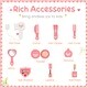 preview thumbnail 9 of 17, Kids Vanity Set with Tri-folding Mirror - 23.5" x 13" x 38.5"