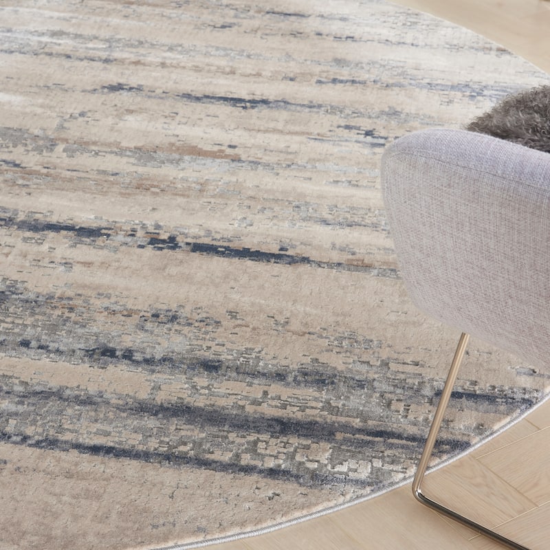 Rustic Textures Modern Country Abstract Area Rug