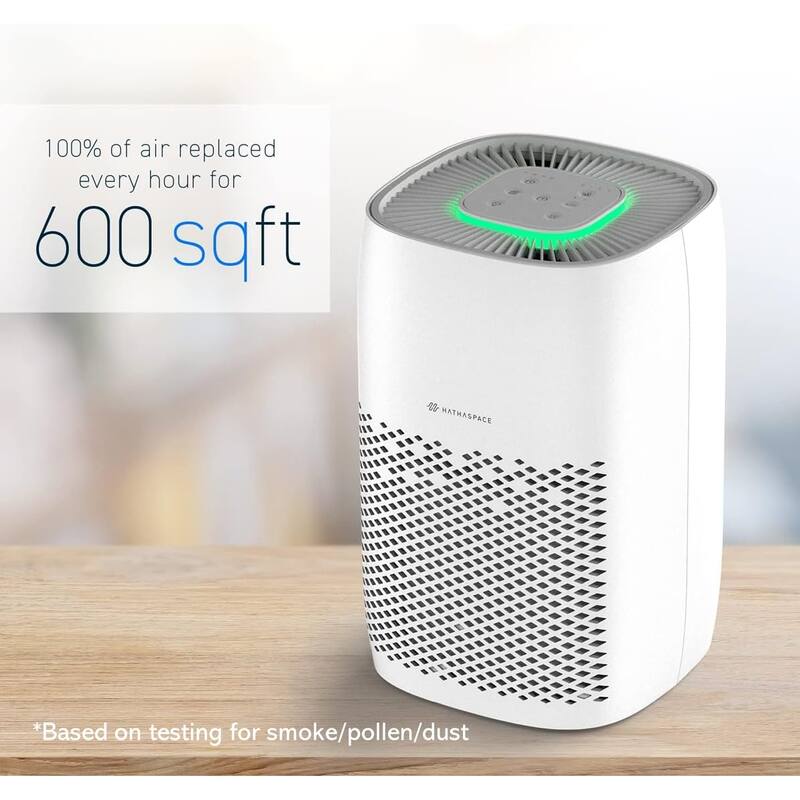 Smart Air Purifiers for Desktop HSE600 True HEPA Air Purifier