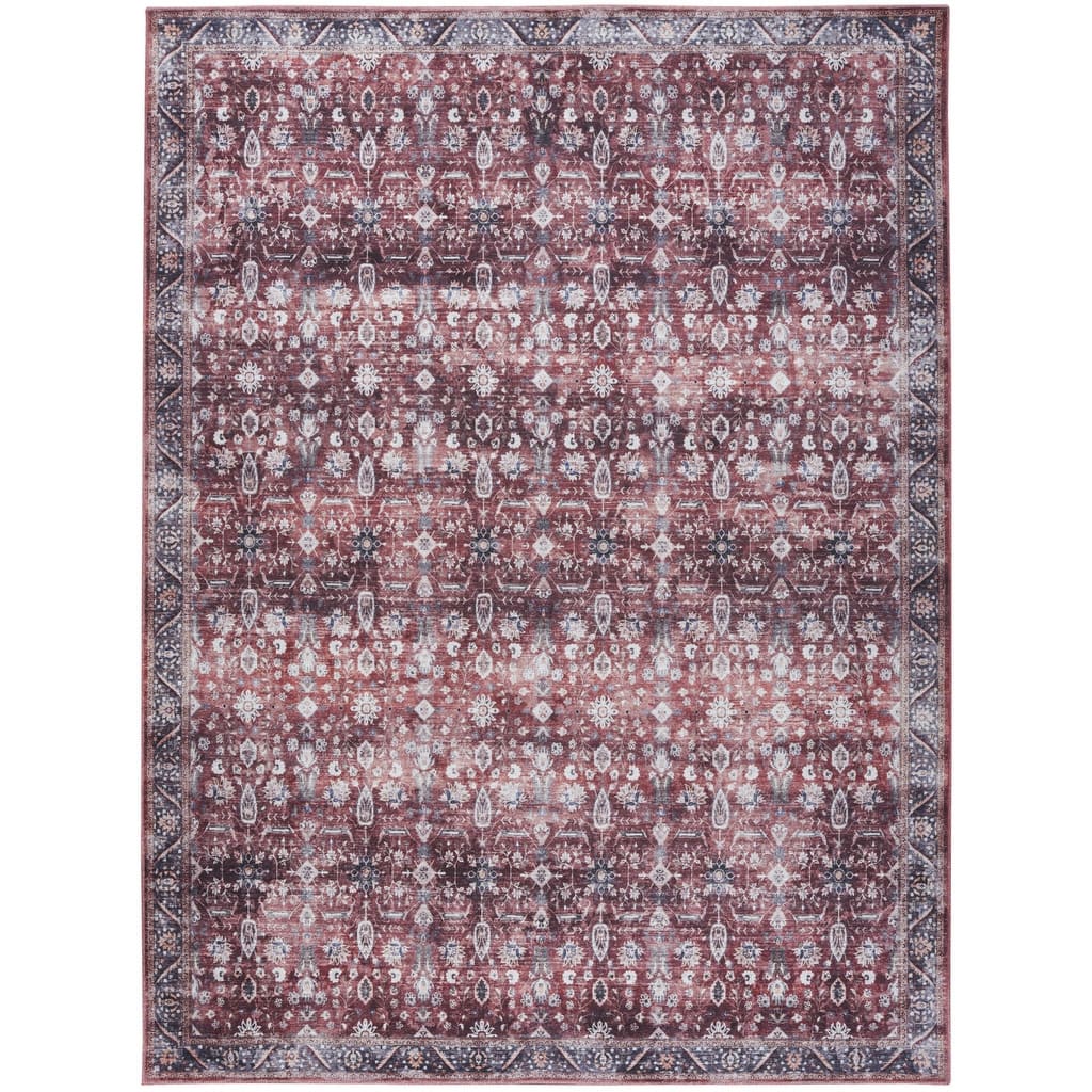 Noloh Power Loomed Distressed Non Skid Area Rug By HomeRoots - 4' x 6'
