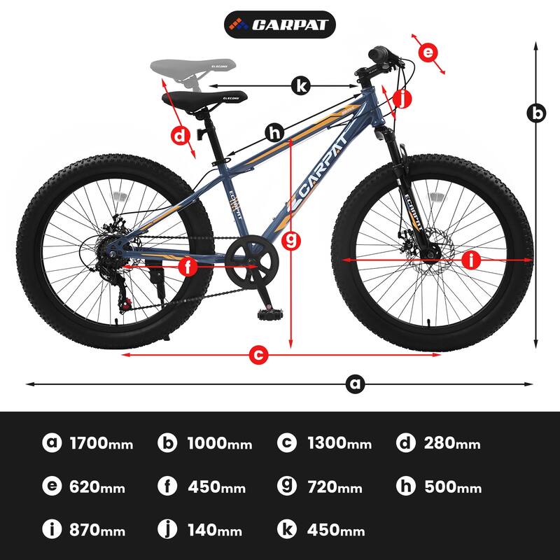 Adult Youth Bike Gray Mountain Trail Bike Urban Commuter City Bicycle