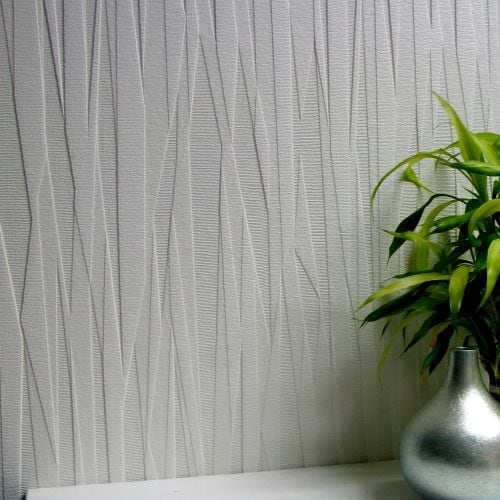 Brewster 437-RD80028 Folded Paper Paintable Textured Vinyl Wallpaper
