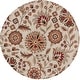 preview thumbnail 24 of 75, Lily Hand-tufted Transitional Floral Pattern Wool Area Rug 6' Round - Beige - Runner/Round