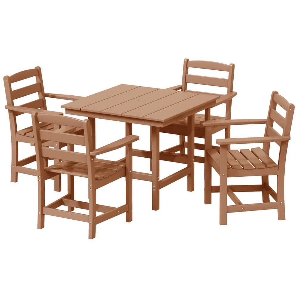 Shoreside 5-Piece Arm Chair Dining Set
