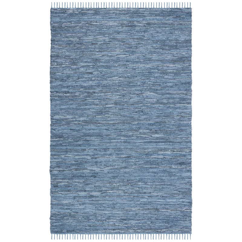 SAFAVIEH Vintage Leather Cindie Flatweave Rug with Fringe