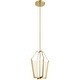preview thumbnail 1 of 7, Kichler Calters 19.75 inch LED Pendant with Champagne Gold Finish