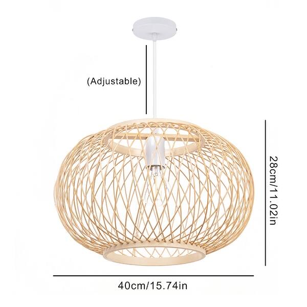 Modern Woven Rattan Bamboo Globe Pendant Lights Ceiling Lights - Bed ...