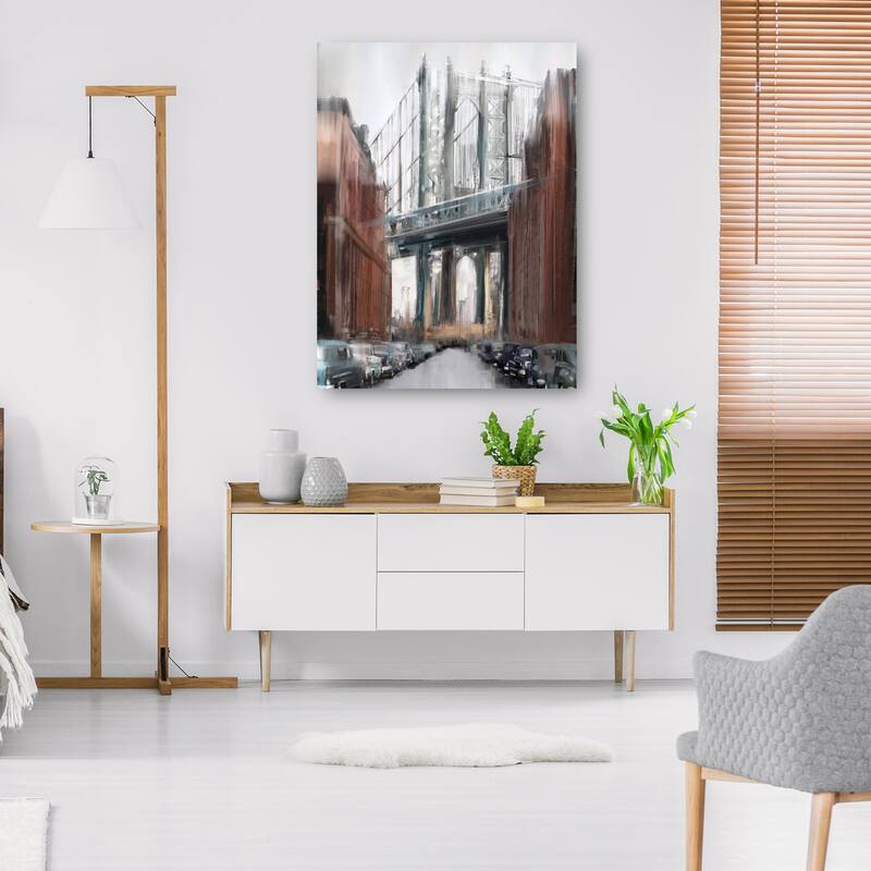 Manhattan Bridge By Studio Arts Canvas Art Print