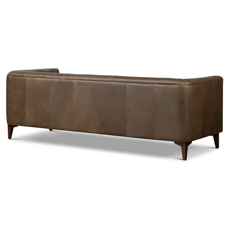 Poly & Bark Essex 89" Sofa - Full Grain Genuine Italian Leather