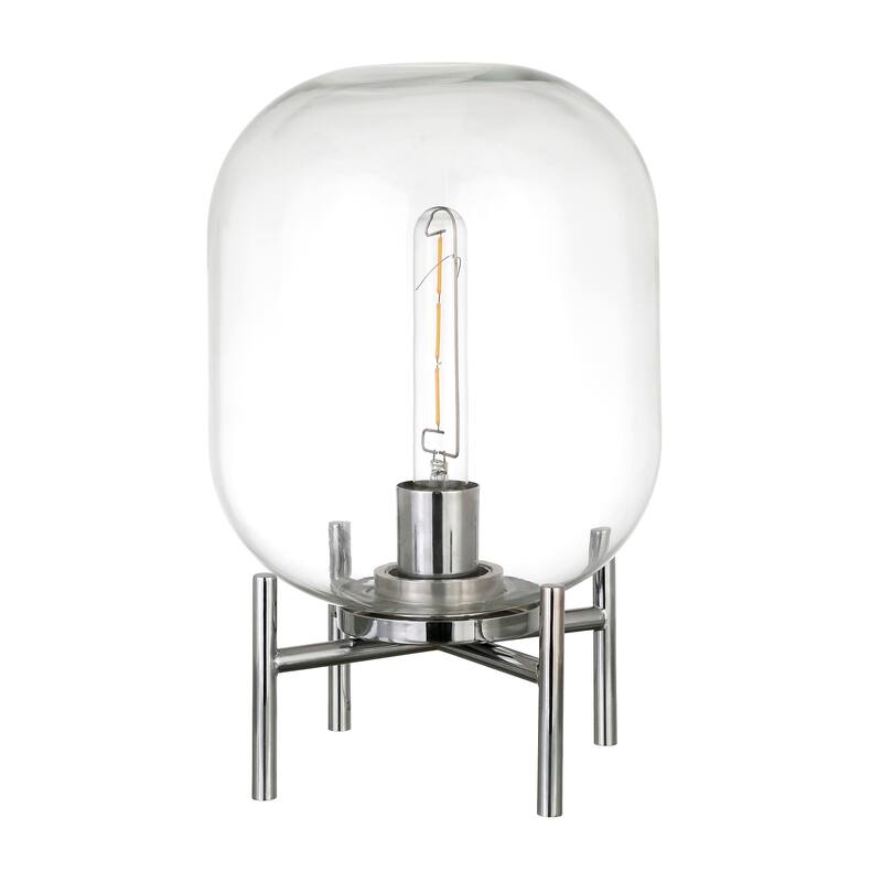 Carson Carrington Sagen Glass and Brass Table Lamp