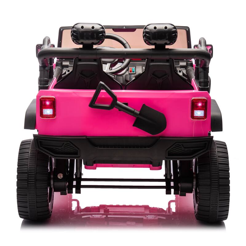 24V Ride-On Truck for Kids with Dual 200W Motors, Remote Control, Bluetooth & LED Lights