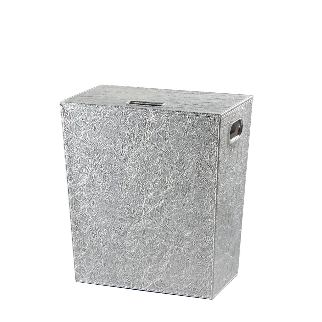 WS Bath Collections 18-9/10" Leather Hamper with Bag from the