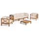 Option Teak Finish, Beige