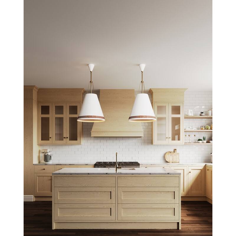 Alora Lighting PD342020 Brickell 3 Light 20" Wide Pendant