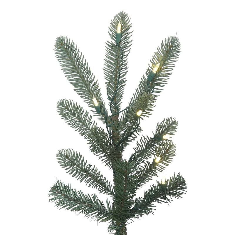 Vickerman 7.5' Alberta Blue Spruce Artificial Christmas Tree, Warm