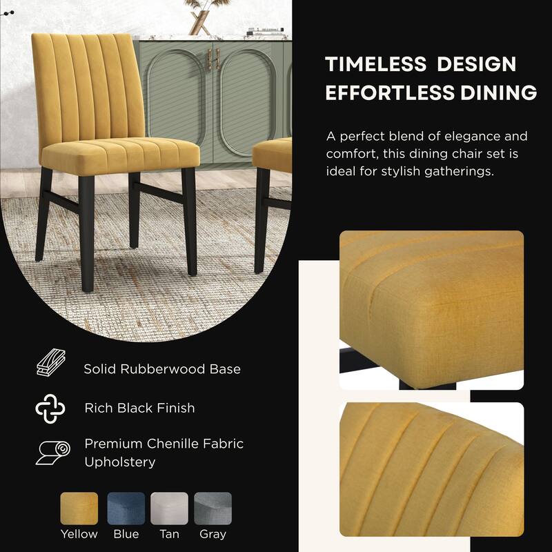 Roundhill Furniture Cavira 5-Piece Round Modern Dining Set