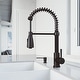 preview thumbnail 62 of 90, VIGO Brant Pull-Down Kitchen Faucet Faucet with Soap Dispenser - Matte Black