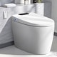 preview thumbnail 1 of 18, Smart Toilet Bidet Combo with Foot Sensor Open Cover/Seat, LED Display, Self-Cleaning Nozzle, Heated Seat, Night Light P02PRO