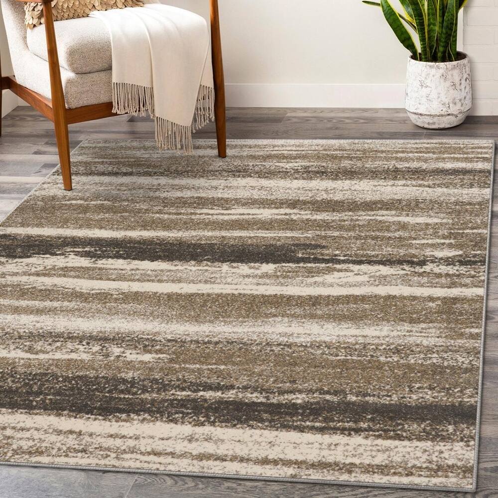Luxe Weavers Modern Abstract Stripe Area Rug