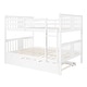 preview thumbnail 35 of 35, Full over Full Bunk Bed with Twin Size Trundle and Ladder