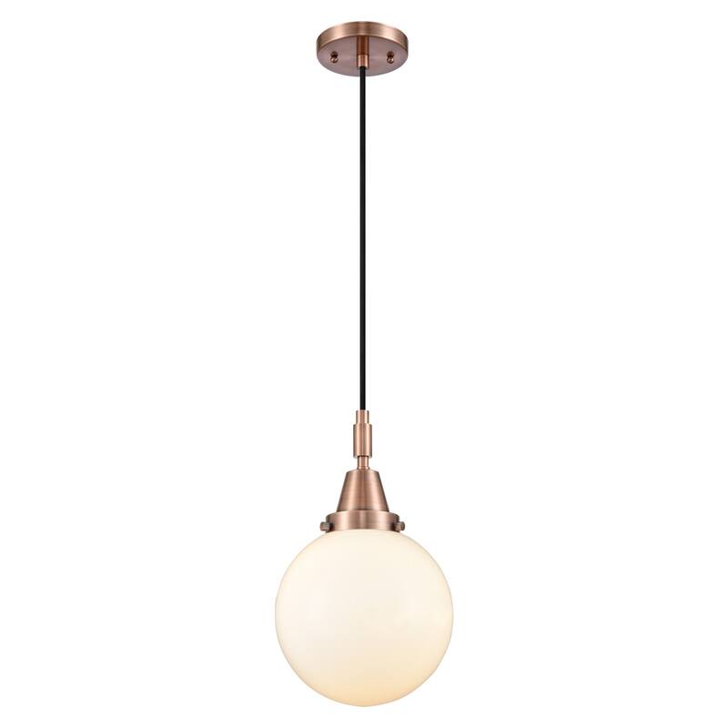 Innovations Lighting 447-1P-G201-8 Beacon 8" Wide Mini Pendant with