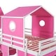 preview thumbnail 12 of 24, Full Bunk Bed with Slide, Tent & Tower - Fun & Safe for Kids