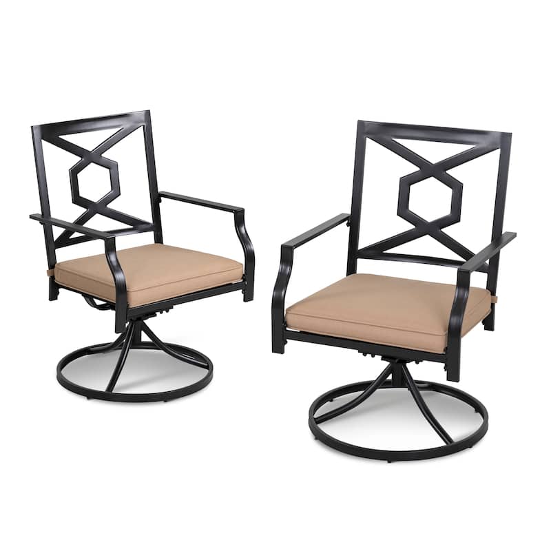 Dining Swivel Chair Set with Cushion
