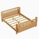 preview thumbnail 41 of 41, Toddler Low-profile Bed with Fences Headboard Footboard and Removable Side Rails for Kids, Girls and Boys Wooden Daybed