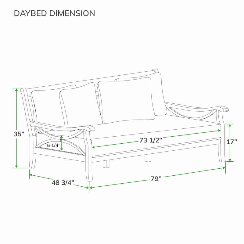 Cambridge Casual Lowell 4-piece Teak Wood Patio Conversation Set with cushion