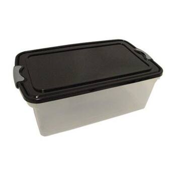 Shop Homz 3410clbkts 10 Latching Storage Tote 7 5 Quart Overstock 20010367,Village Single Floor Home Front Village House Front Design Indian Style