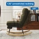preview thumbnail 11 of 16, Modern Teddy Gliding Rocking Chair for Nursery, Living Room, Bedroom