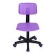 preview thumbnail 2 of 30, HomyLin Plastic Adjustable Rolling Kids Study Desk Chair Armless