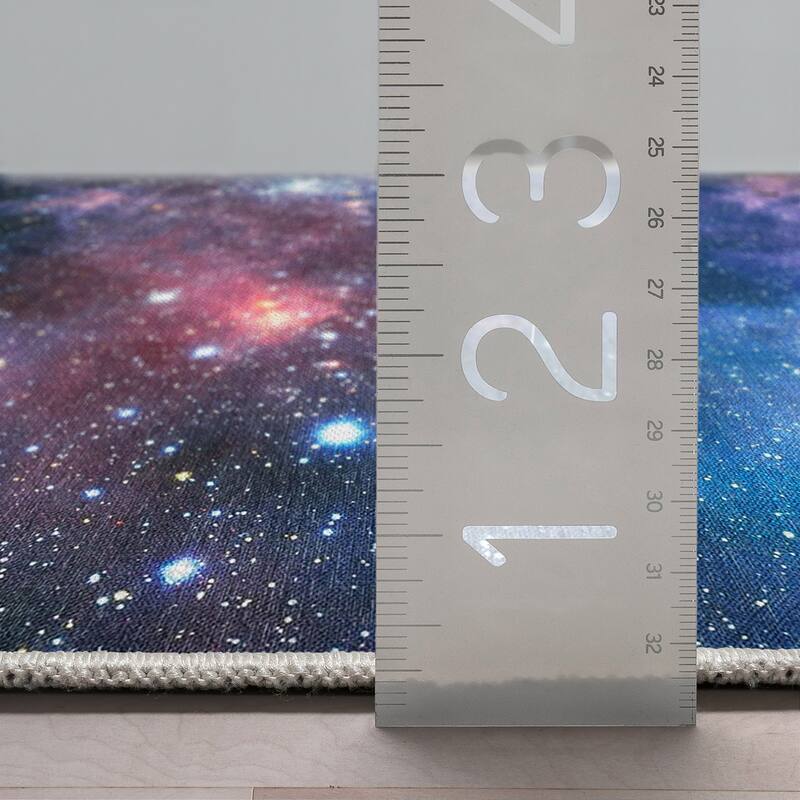 Well Woven Celestial Space Modern Abstract Kids Rug