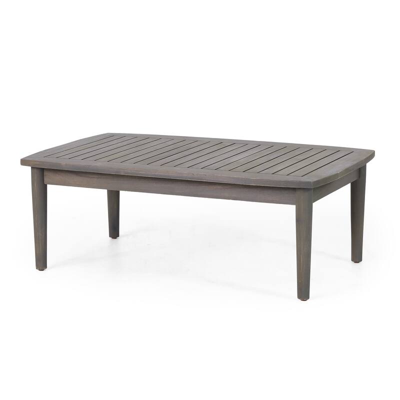 Willowbrook Outdoor Acacia Wood 4 Seater Chat Set by Christopher Knight Home