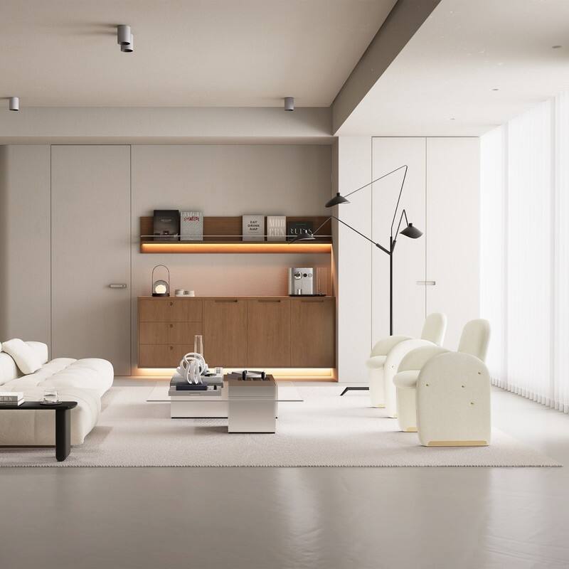 Velvet Accent Chair, Modern Living Room Chair for Bedroom, Dining Room