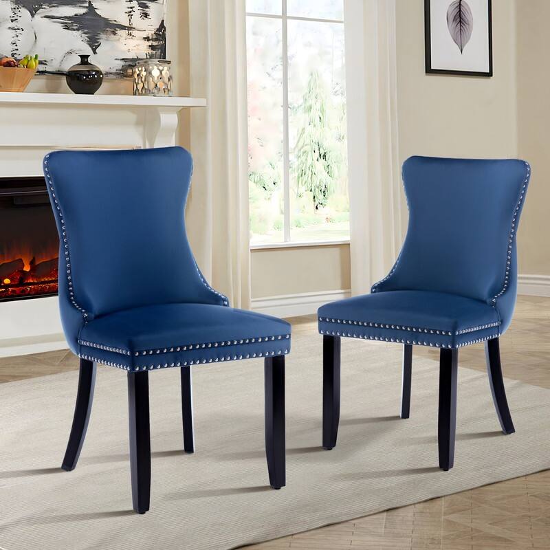 Upholstered Wing Back Dining Chair (Set of 6)