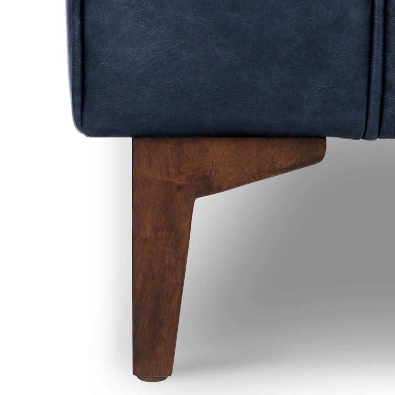 Poly & Bark Essex Lounge Chair - Full Grain Genuine Italian Leather