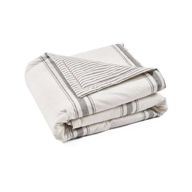 Lush Decor Farmhouse Stripe Throw