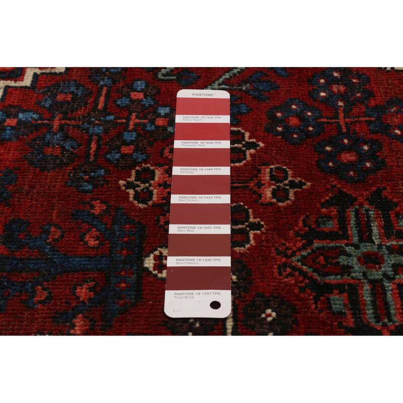 ECARPETGALLERY Hand-knotted Anadol Red Wool Rug - 4'2 x 6'7
