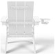 preview thumbnail 34 of 68, Shoreside Kids Outdoor Poly Adirondack Chair with Cup Holder (Set of 2)