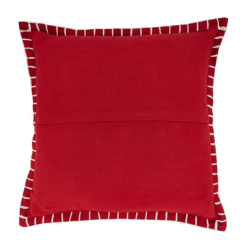Simple Elegance Chunky Whip Stitch Throw Pillow