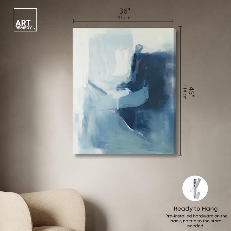 Glacial Reflections I Canvas by Art Remedy, Gallery Wrapped