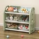 preview thumbnail 8 of 26, Kids Toy Storage Organizer with 6 Bins, Multi-functional Nursery Organizer Kids Furniture Set Toy Storage Cabinet Unit Green