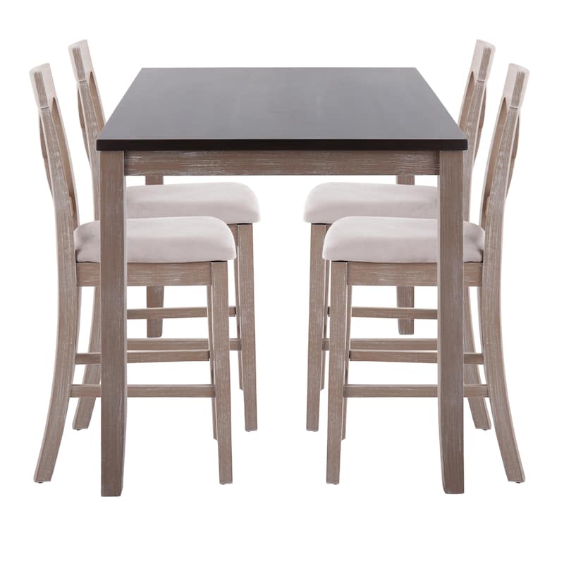 The Gray Barn Finlay 5-Piece Counter Height Dining Set