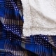 preview thumbnail 2 of 2, Reversible Fleece Blanket - 50-Inch x 60-Inch Machine-Washable Sherpa Throw by Windsor Home