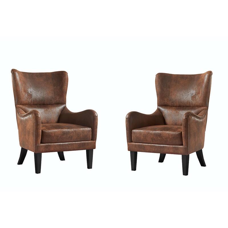 ​Retro Lounge Furniture - Distressed Leather Loo