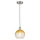 Option Brushed Satin Nickel / Amber